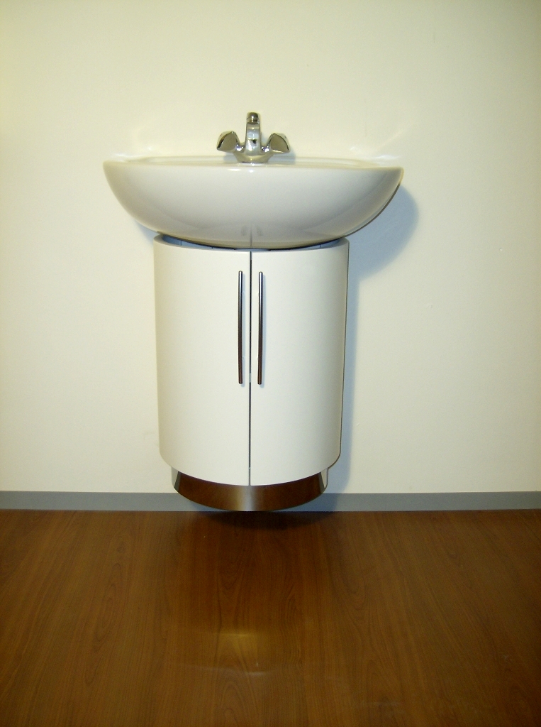 waschbeckenunterschrank Gäste WC Badmöbel Waschbecken UnterSchrank | eBay
